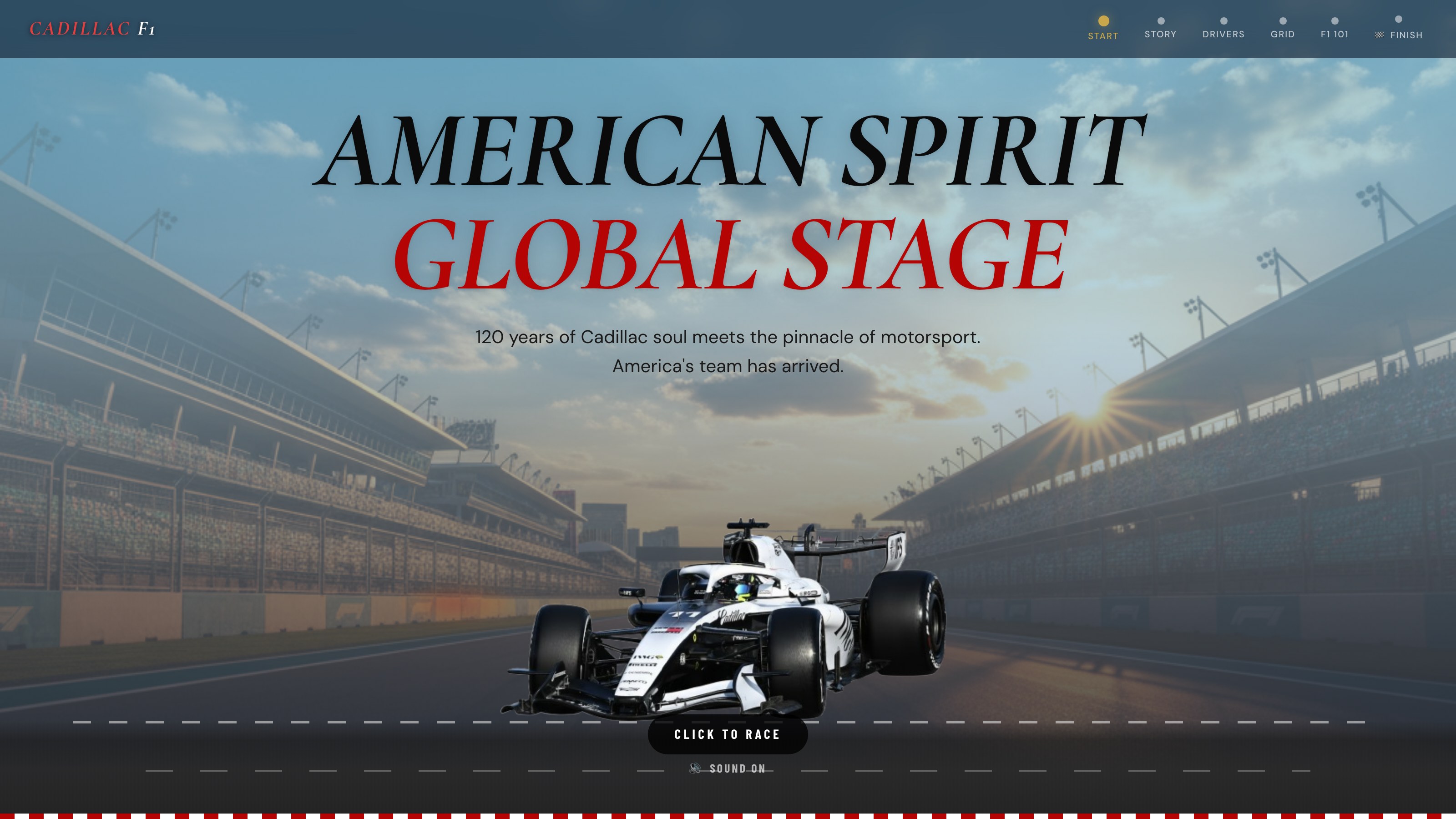 F1 Fan Engagement Site screenshot
